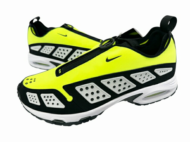 【中古】ナイキ NIKE Women Air Max SNDR Volt and Black  ウィメンズ エアマックス サンダー ボルト アンド ブラック FZ2068-700 27.5 イエロー ホワイト ブランド古着ベクトル 中古▲■260322 レディース