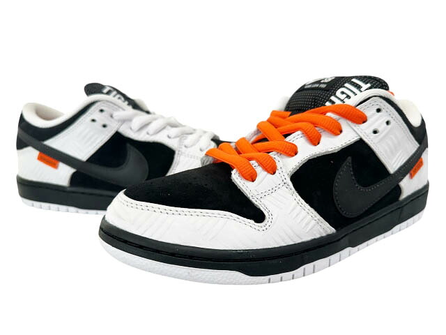【中古】ナイキ エスビー NIKE SB ×TIGHTBOOTH タイトブース DUNK LOW PRO QS ダンク ロー プロ FD2629-100 27.5 黒 白 ブラック ホワイト ブランド古着ベクトル 中古▲■260325 メンズ