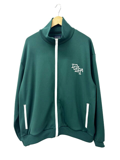 【中古】ディセンダント DESCENDANT CLUB TRACK JACKET ロゴタイプ 刺しゅう 野球クラブ 貨物自動車 上衣 3 緑 緑であること ブランド名古着ベクター 中古260326 メンズ コート・ジャケット-メンズファッション