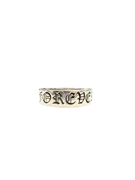 【中古】クロムハーツ CHROME HEARTS 6mm SPACER FOREVER RING スペーサー フォーエバー リング 指輪 SILVER 925 8号 シルバー ブランド古着ベクトル中古☆AA★▲260402 メンズ