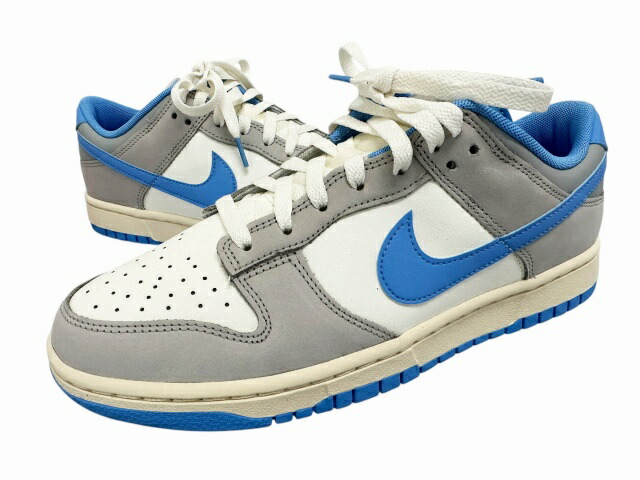 【中古】ナイキ NIKE DUNK LOW RETRO Athletic Department University Blue ダンク ロー アスレチック デパートメント ユニバーシティブルー FN7488-133 27 ブルー ホワイト ブランド古着ベクトル 中古▲■260401 メンズ