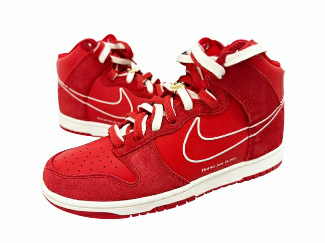 【中古】ナイキ NIKE DUNK LOW RETRO HI SE First Use University Red ダンク ハイ ファーストユース ユニバーシティ レッド DH0960-600 27 レッド ブランド古着ベクトル 中古▲■260330 メンズ