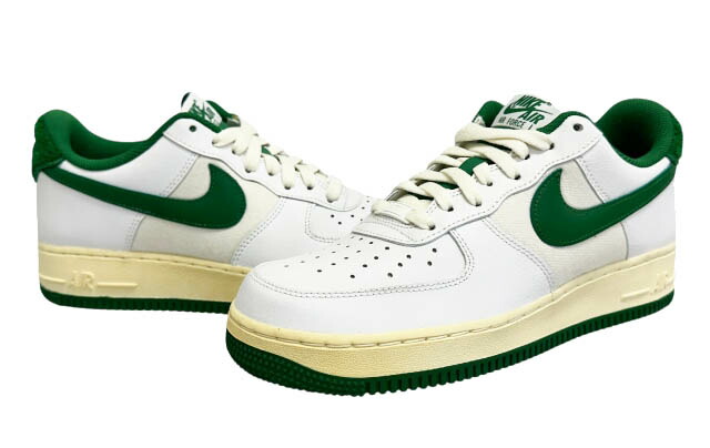 【中古】ナイキ NIKE 海外限定 AIR FORCE 1 07 LV8 White Pine Green エアフォース 1 ロー ホワイト パイン グリーン DO5220-131 26.5 白 緑 ブランド古着ベクトル 中古▲■260405 メンズ