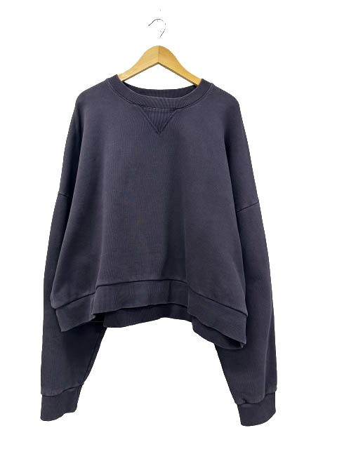 【中古】エンタイアスタジオ entire studio 25SS BOX CREW WASH ウォッシュ ボックス席 労働者の一団素っ首 流汗 調教師 ES2126 M 紫パープル ブランド名古着ベクター 中古260424 メンズ