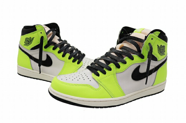 【中古】ナイキ NIKE AIR JORDAN 1 RETRO HIGH OG Volt エア ジョーダン 1 レトロ ハイ ボルト 555088-702 28.5 黄緑 イエロー グリーン ブランド古着ベクトル 中古▲■260404 メンズ