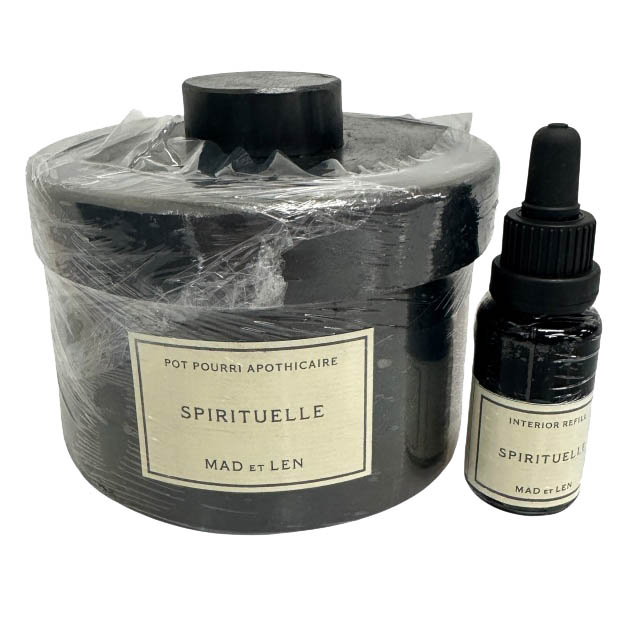 【中古】MAD ET LEN マドエレン POT POURRI APOTHICAIRE LAVA ROCK SMALL SPIRITUELLE ポプリ アポセカリー ラヴァ ロック 溶岩石 SPIRITUELLE スピリチェーレ 芳香剤 アロマ ストーン ルーム フレグランス ブランド古着ベクトル 中古●▲■260401