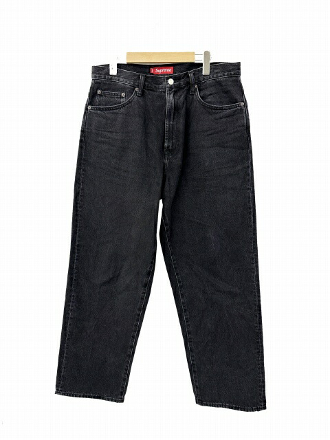 【中古】シュプリーム SUPREME 26SS Baggy Jean 乳母車 ジーンズ ズボン下 デニム 32 黒 黒いこと ブランド名古着ベクター 中古☆AA★260527 メンズ