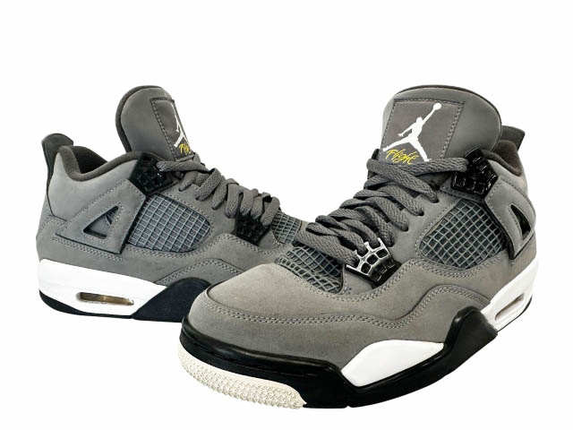 【中古】ナイキ NIKE AIR JORDAN 4 Cool Grey エア ジョーダン 4 クール グレー 308497-007 26 灰 ブランド古着ベクトル 中古▲260715 メンズ|ベクトル プリマベーラ店