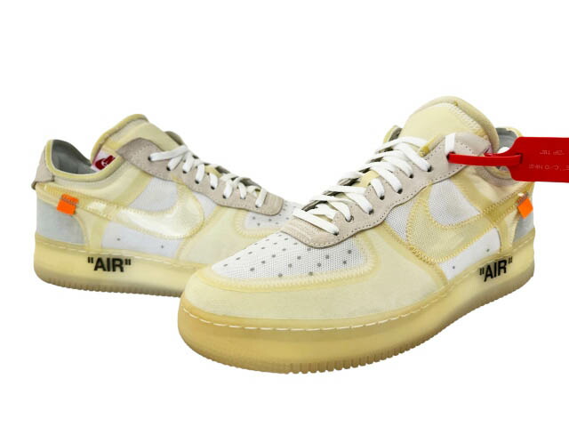 【中古】ナイキ NIKE &times;Off-White オフホワイト The Ten AIR FORCE 1 LOW White ザ テン エアフォース 1 ロー AO4606-100 30 白ホワイト ブランド古着ベクトル 中古☆AA★▲■260624 メンズ｜ベクトル プリマベーラ店