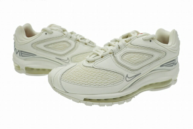 【中古】シュプリーム SUPREME ×NIKE ナイキ AIR MAX 98 TL SP White エア湖 マックス 98 DR1033-100 27 白 白いこと ブランド名古着ベクター 中古 ☆AA★▲■ 260523 メンズ