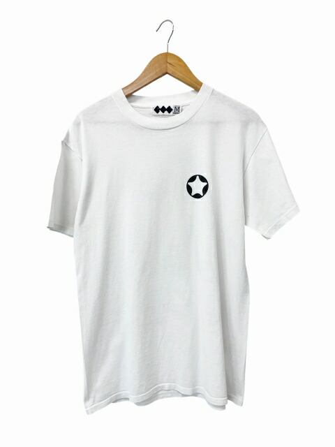 【中古】グッドイナフ GOODENOUGH ×FINESSE フィネス Astronaut Tee 全ての存在飛行機移動士 刷り上げる 半袖 プルオーバー M 白 白いこと ブランド名古着ベクター 中古260518 メンズ\\