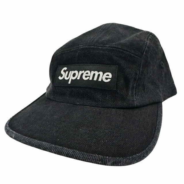 【中古】シュプリーム SUPREME 25SS Denim Camp Cap ロゴ デニム キャンプ キャップ 黒 ブラック ブランド古着ベクトル 中古☆AA★▲260529 メンズ｜ベクトル プリマベーラ店