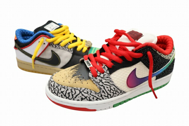 【中古】ナイキ NIKE SB DUNK LOW PRO QS WHAT THE PAUL ダンク 置き目 労働者階級 ワット ザ 極点 CZ2239-600 25 マルチ色つや ブランド名古着ベクター 中古 ▲■ 260502 メンズ