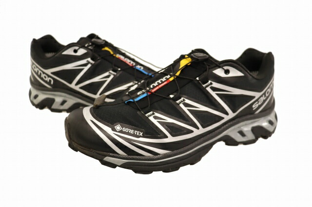 【中古】サロモン Salomon XT-6 GORE-TEX ゴアテックス 28 黒 銀 ブラック シルバー ブランド古着ベクトル 中古 ▲■260501 メンズ