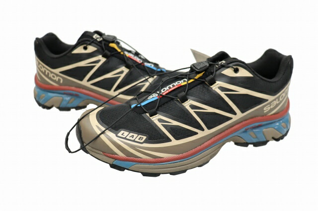 【中古】サロモン Salomon XT-6 BLACK FALCON COW HIDE 黒いこと ファルコン 牛革 l47293800 27 黒 黒いこと ブランド名古着ベクター 中古 ▲■260501 メンズ