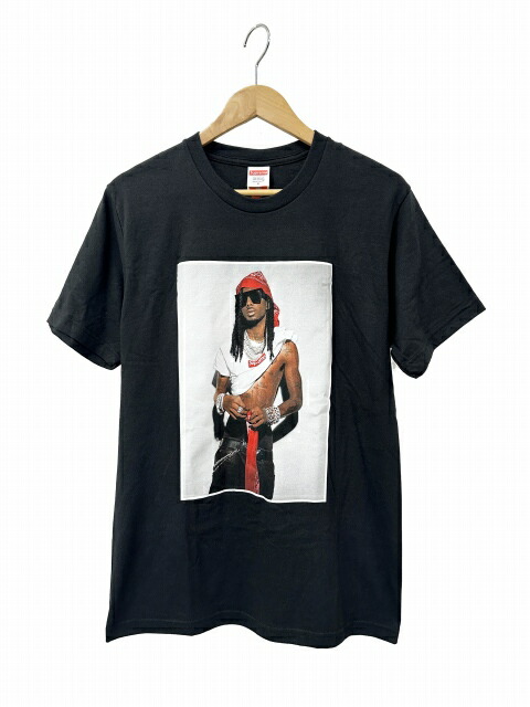 【中古】シュプリーム SUPREME 25AW Playboi Carti Tee Black プレイボーイ カーティ 刷り上げる 半袖 ティーシャツ S 黒 黒いこと ブランド名古着ベクター 中古☆AA★260606