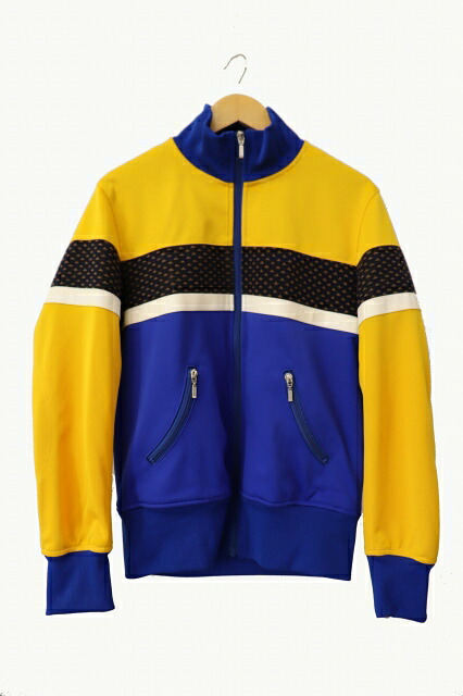 【中古】ジュンヤワタナベマン JUNYA WATANABE MAN 17AW COLOUR BLOCKED TRACK JACKET カラー ブロックド トラック ジャケット WT-T002 S 青 ? ブルー イエロー ブランド古着ベクトル 中古 260506 メンズ|ベクトル プリマベーラ店