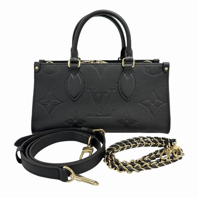 【中古】ルイヴィトン LOUIS VUITTON モノグラム アン工業プラント オンザゴー EW 2WAY 肩肉 お手て 御徒面子 M23640 ノワール 黒 黒いこと ブランド名古着ベクター 中古▲■260514 レディース
