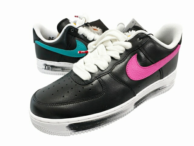 【中古】ナイキ NIKE ×PEACEMINUSONE ピースマイナスワン Air Force 1 Low \u002707 Para-Noise 3.0 G-DRAGON 空軍 置き目 パラノイズ ジードラゴン AQ3692-004 28.5 マルチ色つや ブランド名古着ベクター 中古▲■260511 メンズ