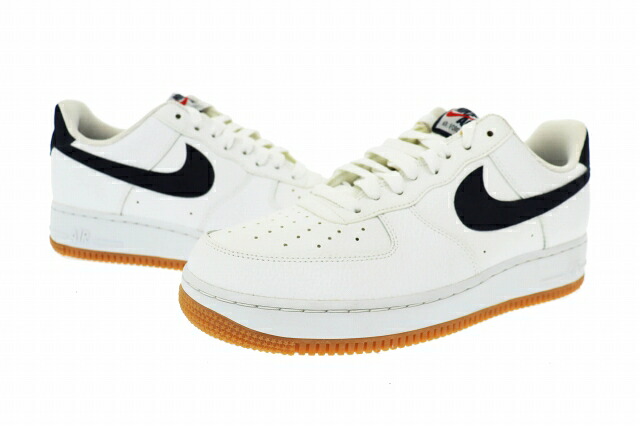 【中古】ナイキ NIKE 外国で押さえる AIR FORCE 1 07 White Obsidian 空軍 1 白いこと オブシディアン CI0057-100 26.5 白 紺 白いこと 米国海軍 ブランド名古着ベクター 中古 ▲■ 260517 メンズ