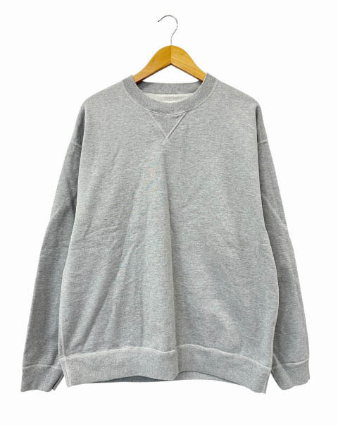 【中古】目じるし marka 21AW ORGANIC COTTON HEAVY FLEECE COMFORT FIT SWEAT SHIRT オーガニック 綿織物 甚だしい フリース コンフォート 填まる 汗水 プルオーバー A21A-12CS02C 3 薄墨色 ブランド名古着ベクター 中古260529 メンズ
