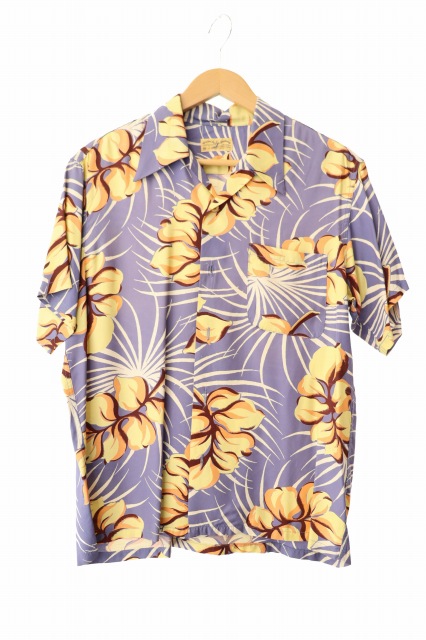 【中古】サンサーフ オリエント SUN SURF 人絹 アロハ プルオーバー M32678 M 青 青碧 ブランド名古着ベクター 中古 260606 メンズ