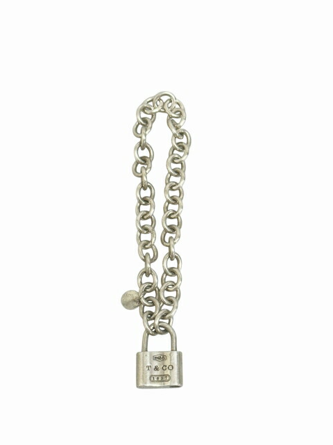 【中古】ティファニー TIFFANY \u0026 CO. 1837 カデナロック 腕輪 SILVER 925 しろがね色 ブランド名古着ベクター中古☆AA★▲260605 メンズ