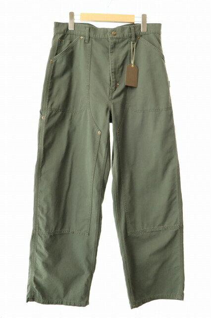 【中古】STEAF スティーフ 26SS LABORER PANTS レイバラー ズボン下 S26SS-PT03 L 緑 緑であること ブランド名古着ベクター 中古 ●260607 メンズ