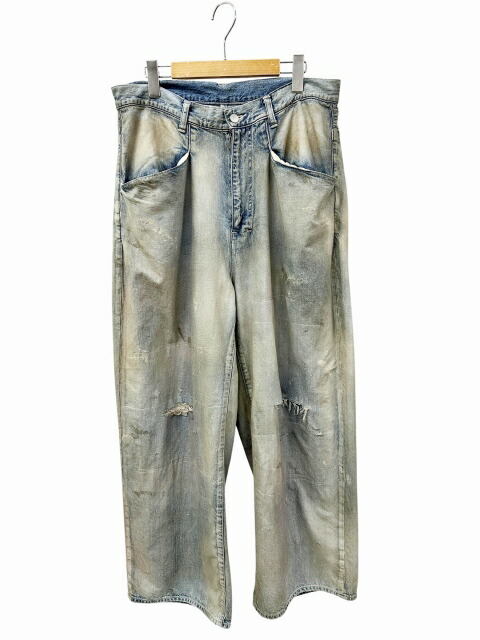 【中古】ANCELLM アンセルム 26SS 10OZ AGING TYPE-A  10薬局衡オンス エイジング ジーンズ ズボン下 ANC-#06-26SS-A 2 インディゴ ブランド名古着ベクター 中古260607 メンズ