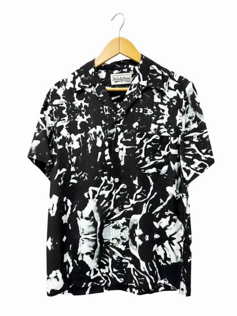 【中古】ワコマリア WACKO MARIA ×森山目抜き通り 18SS HAWAIIAN SHIRT ハワイアン プルオーバー S マルチ色つや ブランド名古着ベクター 中古260607 メンズ
