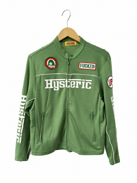 【中古】ヒステリックグラマー HYSTERIC GLAMOUR 25SS CIRCLE GIRL 紋章 一ころ 上衣 緑 緑であること ブランド名古着ベクター 中古 260609 メンズ