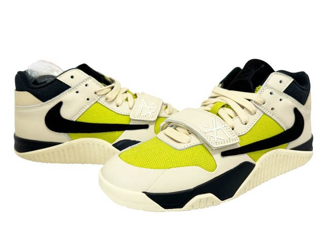 【中古】ナイキ NIKE &times;Travis Scott トラヴィス スコット JORDAN JUMPMAN JACK TR T-Rexx Bright Cactus ジョーダン ジャンプマン ジャック ブライト カクタス FZ8117-102 27 ベージュ グリーン ブランド古着ベクトル 中古☆AA★▲■260709 メンズ｜ベクトル プリマベーラ店