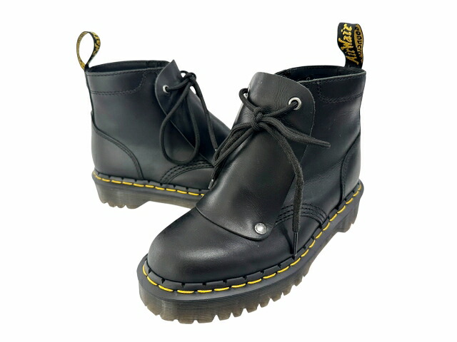【中古】お医者さんマーチン DR.MARTENS 101 BEX 6広座敷ブーツ 23 黒 黒いこと ブランド名古着ベクター 中古●▲ブランド名古着ベクター 中古260614 レディース