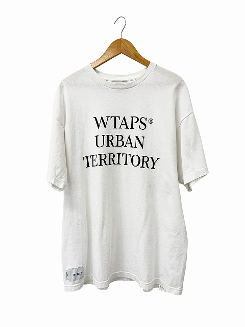 【中古】ダブルタップス WTAPS 24SS WUT SS T-SHIRT WHITE ロゴ プリント 半袖 Tシャツ 03 白 ホワイト ブランド古着ベクトル 中古260617 メンズ|ベクトル プリマベーラ店