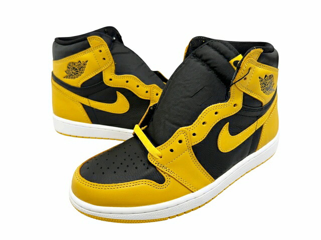 【中古】ナイキ NIKE AIR JORDAN 1 RETRO HIGH OG Pollen エアジョーダン1 ハイ パラン 555088-701 27 イエロー ブラック ブランド古着ベクトル 中古▲■260702 メンズ｜ベクトル プリマベーラ店