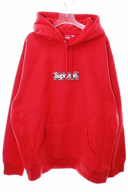 SUPREME 激レア初期USA製Supreme パーカー ボックスロゴ シルバー
