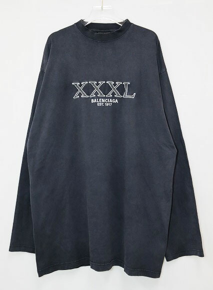 バレンシアガ ラップTシャツワンピース BALENCIAGA / バレンシアガ | ロゴプリント ラップ ノースリーブ