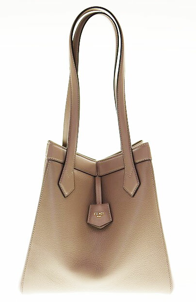 【中古】フェンディ FENDI ORIGAMI MEDIUM CORDA 8BH414APZA F11WS オリガミ トート 2way バッグ ミディアム ベージュ系 【ブランド古着ベクトル】●▲■ 241208 メンズ 【ベクトル 古着】 250403