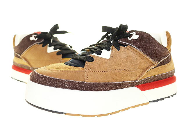 【中古】アグ UGG GOLDENCUSH BROWN 29cm S/N1152719 ゴールデンクッシュ 厚底 スニーカー ブラウン 茶色 【ブランド古着ベクトル】●▲260518 メンズ 【ベクトル 古着】 260518｜ベクトル プリマベーラ店