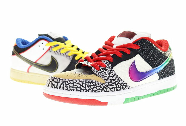 【中古】ナイキ NIKE SB DUNK LOW PRO QS WHAT THE P-ROD SPORT RED BLACK VARSITY MAIZE 27.5cm CZ2239-600 ダンク ロー プロ ホワット ザ P-ロッド スポーツ レッド ブラック バーシティ メイズ 【ブランド古着ベクトル】 ▲■250309 メンズ 【ベクトル 古着】 250309