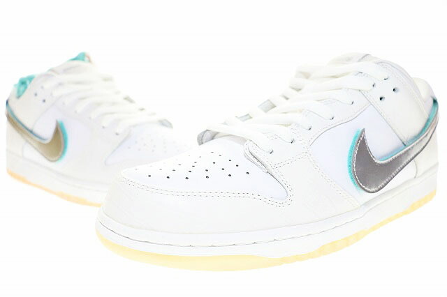 【中古】ナイキ NIKE SB DUNK LOW PRO OG QS DIAMOND SUPPLY CO. 2018 29.5珊 WHITE BV1310-100 エスビー ダンク 置き目 労働者階級 金剛石 提供 共同研究 白いこと 白 金剛石 【ブランド名古着ベクター】▲■250515 メンズ 【ベクター 古着】 250729