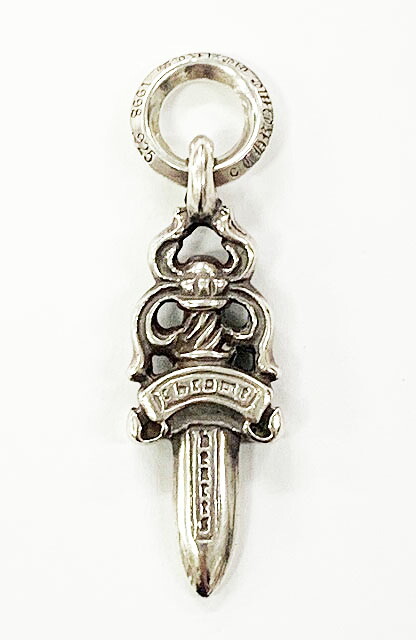 【中古】クロムハーツ CHROME HEARTS #5DAGGER ダガー チャーム シルバー ネックレス トップ 【ブランド古着ベクトル】☆AA★▲250611 メンズ 【ベクトル 古着】 250611
