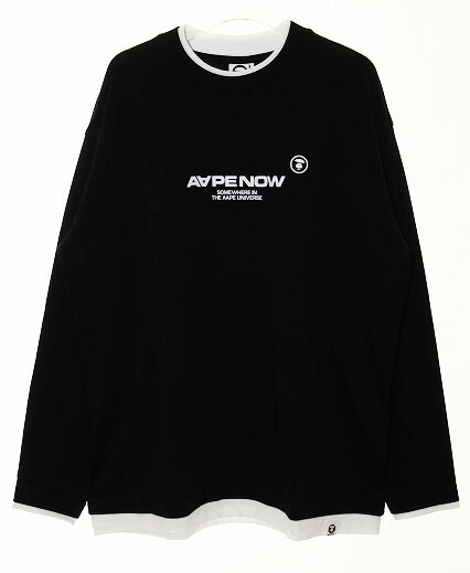 AAPE☆ベーシック ロングスリーブ Tシャツ ベーシックサファリロングスリーブTシャツ - safarispot | 60