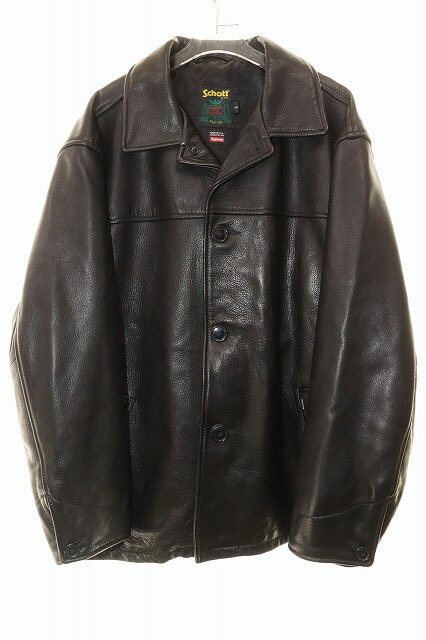 ジャケット・アウター Schott 19SS Leather Tanker Jacket M Supreme 19ss Schott Leather Tanker Jacket Size M Light Blue
