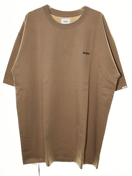 【中古】ダブルタップス WTAPS 21SS STENCIL SS TEE SIZE 05 211PCDT-ST06S ステンシル バック ロゴ 半袖 Tシャツ ブラウン 【ブランド古着ベクトル】☆AA★■251205 メンズ 【ベクトル 古着】 251205