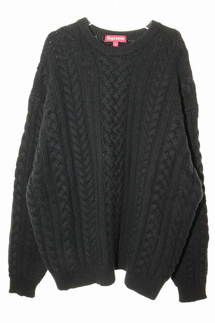 【希少デザイン】シュプリーム 立体ビッグロゴ コットンニット セーター Lサイズ 楽天市場】Supreme シュプリーム ニット サイズ:L 23AW