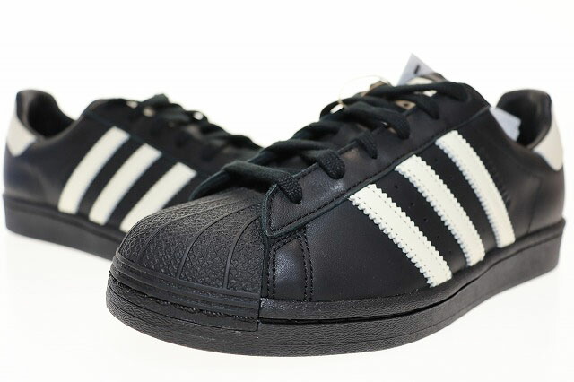 【中古】アディダス adidas × AVAVAV SUPERFINGER SUPERSTAR BLACK 24cm JP7141 アヴァヴァヴ スーパーフィンガー スーパースター ブラック 【ブランド古着ベクトル】▲■250830 レディース 【ベクトル 古着】 250830