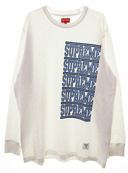 Supreme プリント柄 長袖カットソー M 楽天市場】Supreme シュプリーム Tシャツ サイズ:M イラスト 総柄