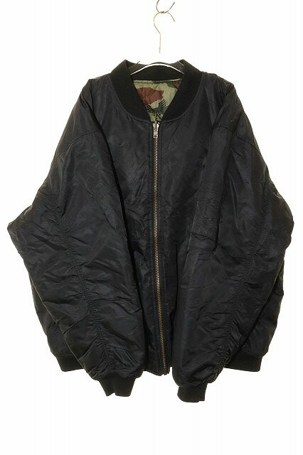 【中古】アヴィレックス AVIREX リバーシブル MA-1 カモフラ ブラック XXL 【ブランド古着ベクトル】●260119 メンズ 【ベクトル 古着】 260121