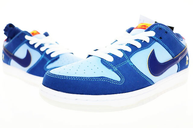 【中古】ナイキ NIKE × WHY SO SAD ? SB DUNK LOW PRM WSS COASTAL BLUE 28cm DX5549-400 ワイ ソー サッド ダンク ロー コースタル ブルー 【ブランド古着ベクトル】▲■250930 メンズ 【ベクトル 古着】 251001